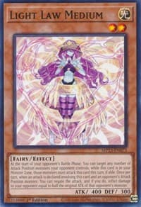 Light Law Medium - 25th Anniversary Tin: Dueling Heroes Mega Pack - YuGiOh card
