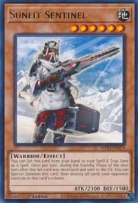 Sunlit Sentinel - 25th Anniversary Tin: Dueling Heroes Mega Pack - YuGiOh card
