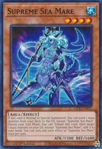 Supreme Sea Mare - 25th Anniversary Tin: Dueling Heroes Mega Pack - YuGiOh card