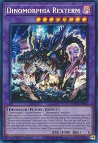 Dinomorphia Rexterm - 25th Anniversary Tin: Dueling Heroes Mega Pack - YuGiOh card