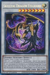 Skeletal Dragon Felgrand - 25th Anniversary Tin: Dueling Heroes Mega Pack - YuGiOh card