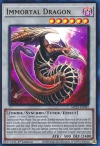 Immortal Dragon - 25th Anniversary Tin: Dueling Heroes Mega Pack - YuGiOh card