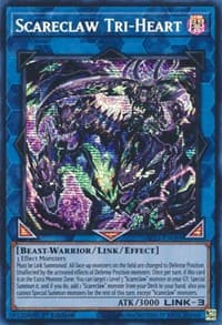 Scareclaw Tri-Heart - 25th Anniversary Tin: Dueling Heroes Mega Pack - YuGiOh card