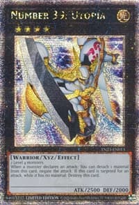 Number 39: Utopia (Quarter Century Secret Rare) - 25th Anniversary Tin: Dueling Heroes - YuGiOh card