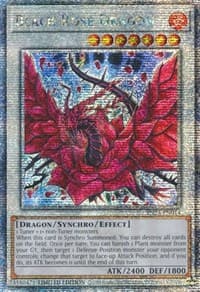 Black Rose Dragon (Quarter Century Secret Rare) - 25th Anniversary Tin: Dueling Heroes - YuGiOh card