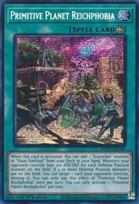 Primitive Planet Reichphobia - 25th Anniversary Tin: Dueling Heroes Mega Pack - YuGiOh card