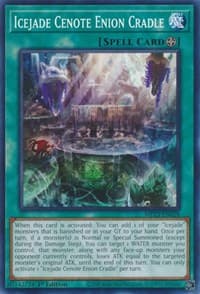 Icejade Cenote Enion Cradle - 25th Anniversary Tin: Dueling Heroes Mega Pack - YuGiOh card