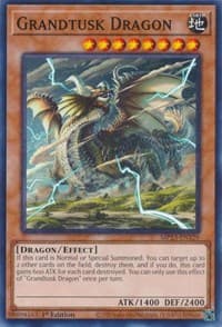 Grandtusk Dragon - 25th Anniversary Tin: Dueling Heroes Mega Pack - YuGiOh card