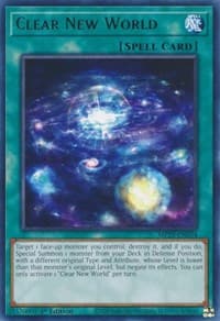 Clear New World - 25th Anniversary Tin: Dueling Heroes Mega Pack - YuGiOh card