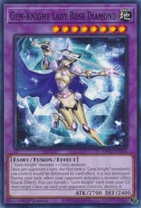 Gem-Knight Lady Rose Diamond - 25th Anniversary Tin: Dueling Heroes Mega Pack - YuGiOh card