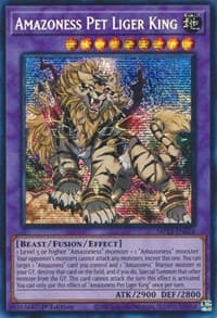 Amazoness Pet Liger King - 25th Anniversary Tin: Dueling Heroes Mega Pack - YuGiOh card