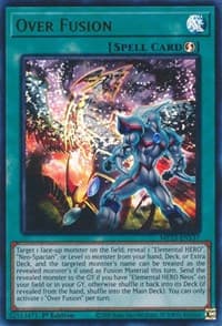 Over Fusion - 25th Anniversary Tin: Dueling Heroes Mega Pack - YuGiOh card