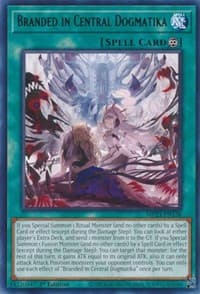 Branded in Central Dogmatika - 25th Anniversary Tin: Dueling Heroes Mega Pack - YuGiOh card