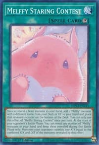 Melffy Staring Contest - 25th Anniversary Tin: Dueling Heroes Mega Pack - YuGiOh card