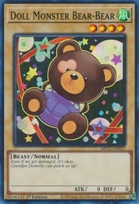 Doll Monster Bear-Bear - 25th Anniversary Tin: Dueling Heroes Mega Pack - YuGiOh card