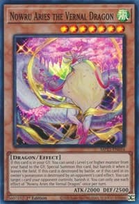 Nowru Aries the Vernal Dragon - 25th Anniversary Tin: Dueling Heroes Mega Pack - YuGiOh card