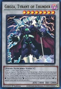 Groza, Tyrant of Thunder - 25th Anniversary Tin: Dueling Heroes Mega Pack - YuGiOh card