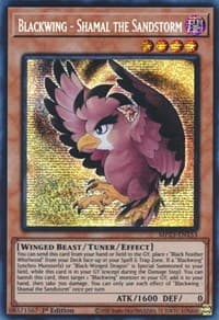 Blackwing - Shamal the Sandstorm - 25th Anniversary Tin: Dueling Heroes Mega Pack - YuGiOh card