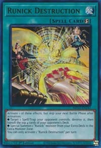Runick Destruction - 25th Anniversary Tin: Dueling Heroes Mega Pack - YuGiOh card