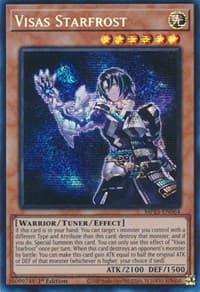 Visas Starfrost - 25th Anniversary Tin: Dueling Heroes Mega Pack - YuGiOh card
