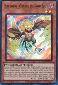 Blackwing - Chinook the Snow Blast - 25th Anniversary Tin: Dueling Heroes Mega Pack - YuGiOh card
