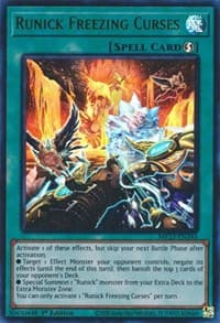Runick Freezing Curses - 25th Anniversary Tin: Dueling Heroes Mega Pack - YuGiOh card