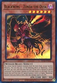 Blackwing - Zonda the Dusk - 25th Anniversary Tin: Dueling Heroes Mega Pack - YuGiOh card