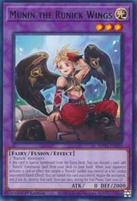 Munin the Runick Wings - 25th Anniversary Tin: Dueling Heroes Mega Pack - YuGiOh card