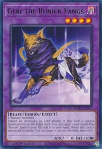 Geri the Runick Fangs - 25th Anniversary Tin: Dueling Heroes Mega Pack - YuGiOh card