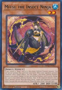 Mitsu the Insect Ninja - 25th Anniversary Tin: Dueling Heroes Mega Pack - YuGiOh card