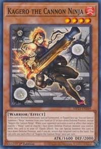 Kagero the Cannon Ninja - 25th Anniversary Tin: Dueling Heroes Mega Pack - YuGiOh card