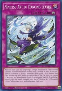 Ninjitsu Art of Dancing Leaves - 25th Anniversary Tin: Dueling Heroes Mega Pack - YuGiOh card