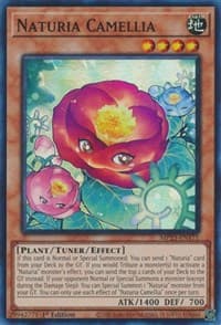 Naturia Camellia - 25th Anniversary Tin: Dueling Heroes Mega Pack - YuGiOh card