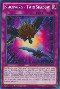 Blackwing - Twin Shadow - 25th Anniversary Tin: Dueling Heroes Mega Pack - YuGiOh card