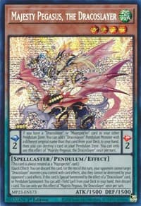 Majesty Pegasus, the Dracoslayer - 25th Anniversary Tin: Dueling Heroes Mega Pack - YuGiOh card