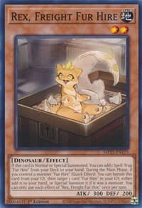 Rex, Freight Fur Hire - 25th Anniversary Tin: Dueling Heroes Mega Pack - YuGiOh card