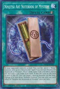 Ninjitsu Art Notebook of Mystery - 25th Anniversary Tin: Dueling Heroes Mega Pack - YuGiOh card