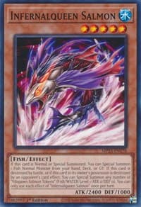 Infernalqueen Salmon - 25th Anniversary Tin: Dueling Heroes Mega Pack - YuGiOh card