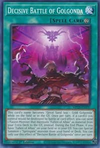 Decisive Battle of Golgonda - 25th Anniversary Tin: Dueling Heroes Mega Pack - YuGiOh card