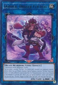 Donner, Dagger Fur Hire - 25th Anniversary Tin: Dueling Heroes Mega Pack - YuGiOh card