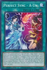 Perfect Sync - A-Un - 25th Anniversary Tin: Dueling Heroes Mega Pack - YuGiOh card