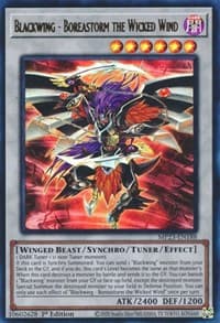 Blackwing - Boreastorm the Wicked Wind - 25th Anniversary Tin: Dueling Heroes Mega Pack - YuGiOh card