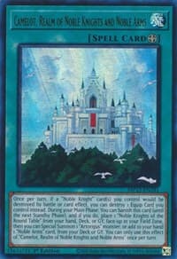 Camelot, Realm of Noble Knights and Noble Arms - 25th Anniversary Tin: Dueling Heroes Mega Pack - YuGiOh card