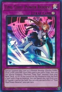 Time Thief Power Reserve - 25th Anniversary Tin: Dueling Heroes Mega Pack - YuGiOh card