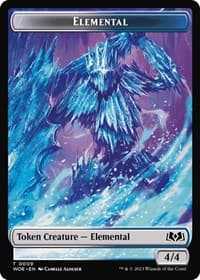 Elemental Token - Wilds of Eldraine - Magic: The Gathering card