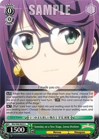 Someday on a New Stage, Junna Hoshimi - Revue Starlight The Movie - Weiss Schwarz card