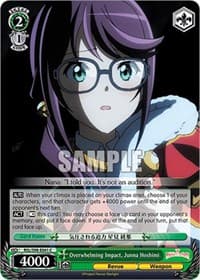 Overwhelming Impact, Junna Hoshimi - Revue Starlight The Movie - Weiss Schwarz card
