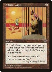 Misers' Cage - Mirage - Magic: The Gathering card