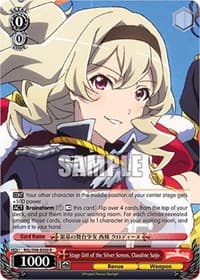 Stage Girl of the Silver Screen, Claudine Saijo - Revue Starlight The Movie - Weiss Schwarz card