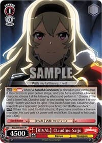 [RIVAL] Claudine Saijo - Revue Starlight The Movie - Weiss Schwarz card